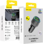 Blavec autós töltő BS21A Carbon - 2xUSB - QC 3.0 36W 3A (CCBS21AC-2UB3A) fekete