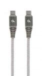 Gembird USB Type-C - USB Type-C Power Delivery adat- és töltőkábel 1, 5m (CC-USB2B-CMCM60-1.5M)