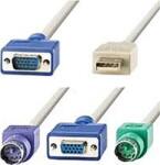 Roline Cable KVM 1xHD15M/F, 1xUSB A/2xPS2M, 1.8m (11.01.4702)