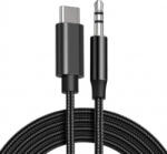 Lemontti Cablu Audio Lemontti Type-C la Jack 3.5mm 1m Negru (lauxctcbk)