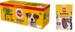 PEDIGREE Pedigree Nedvestáp felnőtt kutyáknak tasak Vegyes ízek (csirke és zöldség, marha és zöldség, pulyka és sárgarépa, marha és bárány) 40x100g + PEDIGREE® Ranchos Superfoods marhahússal, bogyós gyümölcsök