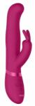 VIVE Vibrator Rabbit 3-in-1 Izara Rotating Beads Silicon Roz Vibrator
