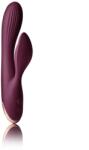 Rocks-Off Vibrator Iepuras Climaximum Lyanna, 10+10 Moduri Vibratii, Silicon, USB, Burgundy, 23.3 cm Vibrator