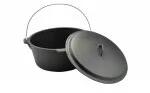 Perfect Home Oală/Ceaun din fontă tip Holland (Dutch Oven) cu capac - 6 litri, 30×10 cm
