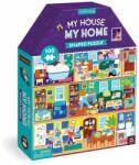 Mudpuppy Házam, otthonom - ház alakú puzzle 100 darab