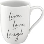 Villeroy & Boch Cană Statement Live Love Laugh 340 ml (10-1621-9659)