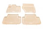 Rezaw-Plast Covorase Presuri Auto Cauciuc Dedicate Bej Audi Q7 I 2005 - 2015 (ALM 200307B)