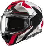 HJC Cască de motocicletă rabatabilă HJC F100 Bios MC1 gri-negru-roșu (HJC189401)