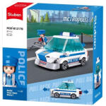 Sluban Metropolis - Rendőrautó rendőrrel építőjáték készlet (M38-B1217B)