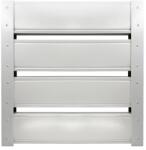 Top Profil Sistem Panou gard casetat Terra finisaj Lucios Alb Alpin 150 cm x 102.4 cm H (20315)