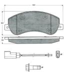 MTR set placute frana, frana disc MTR MT554 (MT554)