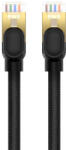 Baseus Network cable cat. 8 Baseus Ethernet RJ45, 40Gbps, 5m (black) (B0013320A111-05)