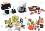 Smoby Set pentru micul dejun cu aparat de cafea și casă de marcat Tefal Smoby electronic cu scanner pentru alimente și prăjituri (SM310599-4) Bucatarie copii