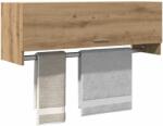 vidaXL gardróbszekrény Artisan tölgy 100x32, 5x35 cm Gépelt fa (856617)