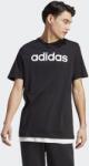 ADIDAS Essentials Single Jersey Linear Embroidered Logo Tee M barna|zöld