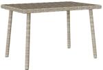 vidaXL téglalap polyrattan kerti dohányzóasztal 60x40x37cm (4104054)
