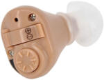 MRG Aparat Auditiv MRG MK82, cu Cutie de Protectie, Volum Reglabil, 120 dB, cu Baterii, 3x Doape Rezeva, Baterii Incluse, Bej