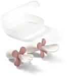  BABYONO Lingura si furculita cu carcasa roz 12m+ (969-01-BO) Set pentru masa bebelusi