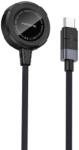 FONENG W02 vezeték nélküli töltő Apple Watch-hoz, 2.5W, 1m (fekete) (W02 AppleWatch Black) - scom