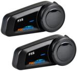 FODSPORTS FX6 motorkerékpár intercom két darabos csomag fekete (FX6 2 pack) - ipon