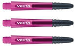 Winmau Dart szár közepes Winmau Vecta, műanyag, fém toppal rózsaszín 37mm
