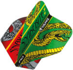 Red dragon darts Dart toll Red Dragon Yin Yang Peter Wright piros és zöld, 100 mikron