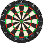 Mission Darts Darts tábla, sisal, Mission Samurai Infinity, verseny minőségű, élezett dróttal (készlet erejéig)