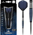 Mission Darts Dart szett Mission steel Nightfall 26g, M4, curved, 90% wolfram