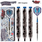 Puma Dart Products Ltd Darts szett Shot steel, Warrior Tipu, 23g, 80% wolfram