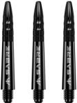 Mission Darts Felszerelés Darts szár rövid Mission Sabre fekete fém toppal 36mm