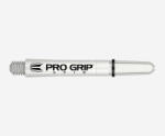 Target Darts Dart szár hosszú Target Pro Grip Spin elforgós, fehér 48mm - 9 darabos csomag (készlet erejéig)
