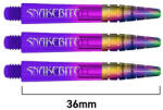Red dragon darts Dart szár rövid Red Dragon Peter Wright Snakebite Nitro Ionic műanyag fém toppal, lila 36mm