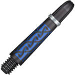  Dart szár rövid Shot Koi Carbon Helioknot, kék 35mm