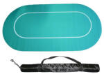Target Darts PÓKER asztalterítő gumírozott, 180×90 cm, zöld