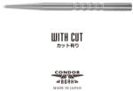 Condor Darts Accessories Darts hegy steel Condor Beak Point gyűrűs ezüst 42mm