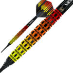 Winmau Dart szett soft Winmau Firestorm Flame Tapered 20g, 90% wolfram