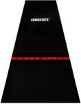 One 80 Dart gumi szőnyeg fa dobóléccel ONE80, 90cm széles, fekete, piros