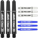 Target Darts Dart szár közepes Target Pro Grip 41mm, fekete-fehér-kék multi-pack