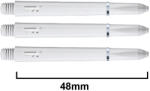 Red dragon darts Dart szár hosszú Red Dragon TRX, fehér 48mm (készlet erejéig! )