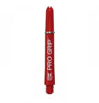  Dart szár közepes Target Pro Grip, piros 41mm - 9 darabos csomag
