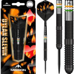 Mission Darts Dart szett steel Mission Dylan Slevin Oceans Black Titanium 21g, 90% wolfram