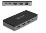 Delock USB Type-C dokkolóállomás 4K - hoz kettős HDMI MST / USB / Gibabit LAN / PD 3.0 85 W (88271)