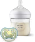 Philips Set pentru Bebelusi Philips-Avent Natural Response SCD837/10 Biberon 125ML Flux Lent 0 Luni+ si Suzeta 0-6 Luni (SCD837/10)