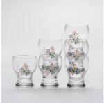 Výrobce po 1 ks Készlet 6x likőrös üveg átlátszó - 3. számú virágminta 8590828624738 (KK01083B)