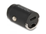 Delock Mini autós töltő USB Type-C PD 3.0 30 W-tal (64278) (64278) - aqua