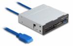 Delock 3.5 SuperSpeed USB kártyaolvasó 6 csatlakozási felülettel + 1 x A-típusú USB anyával (91759) (91759)
