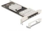 Delock PCI Express x4 Kártya - 4 x SFP bővítőhely Gigabit LAN (88342) (88342)