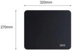 IRIS IMP320-M Egérpad M méret, szövet-gumi, 320mm x 270mm x 2mm (IMP320-M) - officedepot