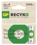 GP Batteries ReCyko NiMH Újratölthető Elem HR6 (AA) 2100mAh 4db 500+ Töltési Ciklus