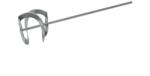 Kubala Spirál habarcs és ragasztó keverő, D=140 mm, 600 mm, szár D=10 mm, KUBALA